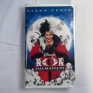 Disney 101 Dalmatians VHS Movie Live Action Glenn Close VHS Tape